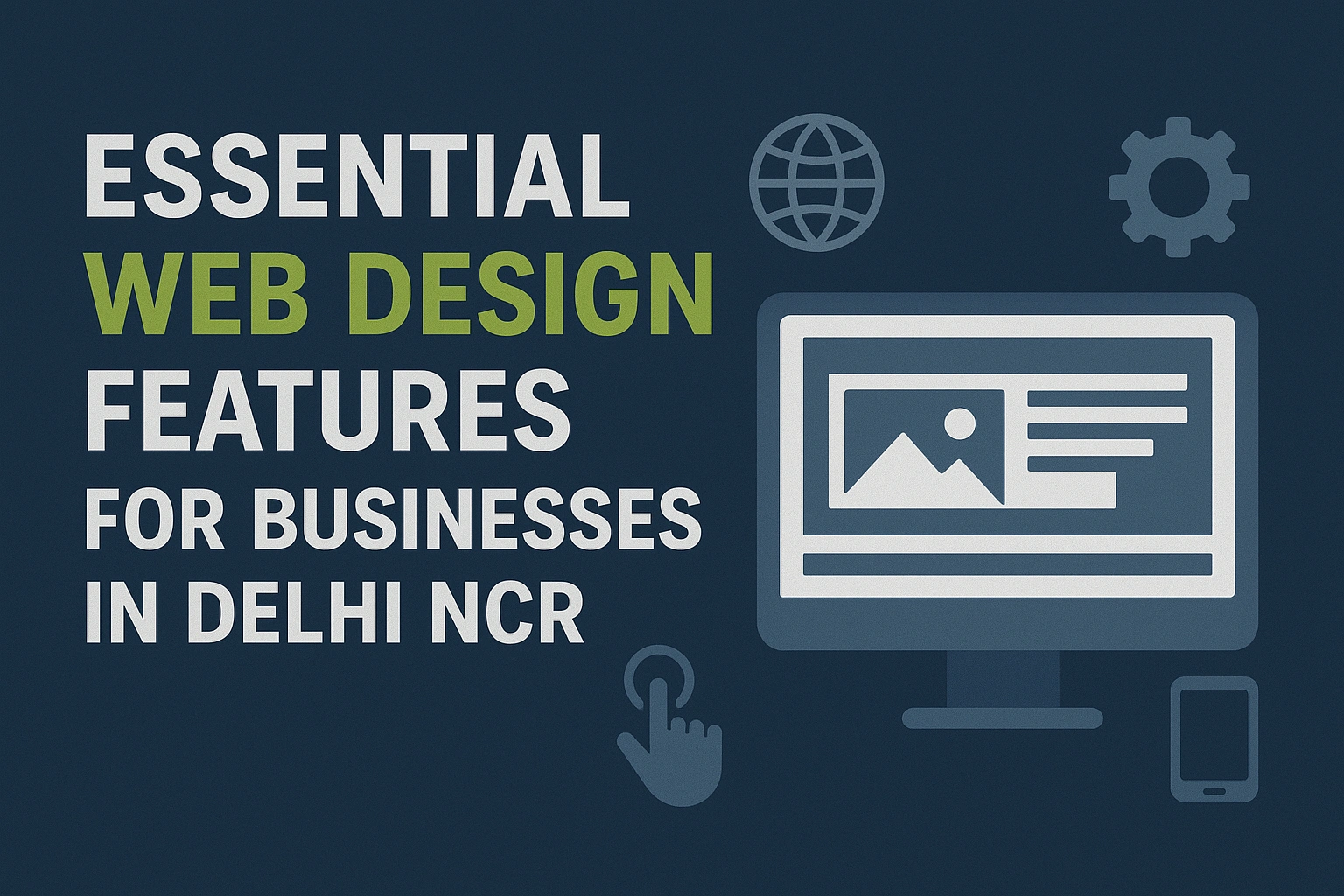 Essential Web Design Features for Businesses in Delhi NCR