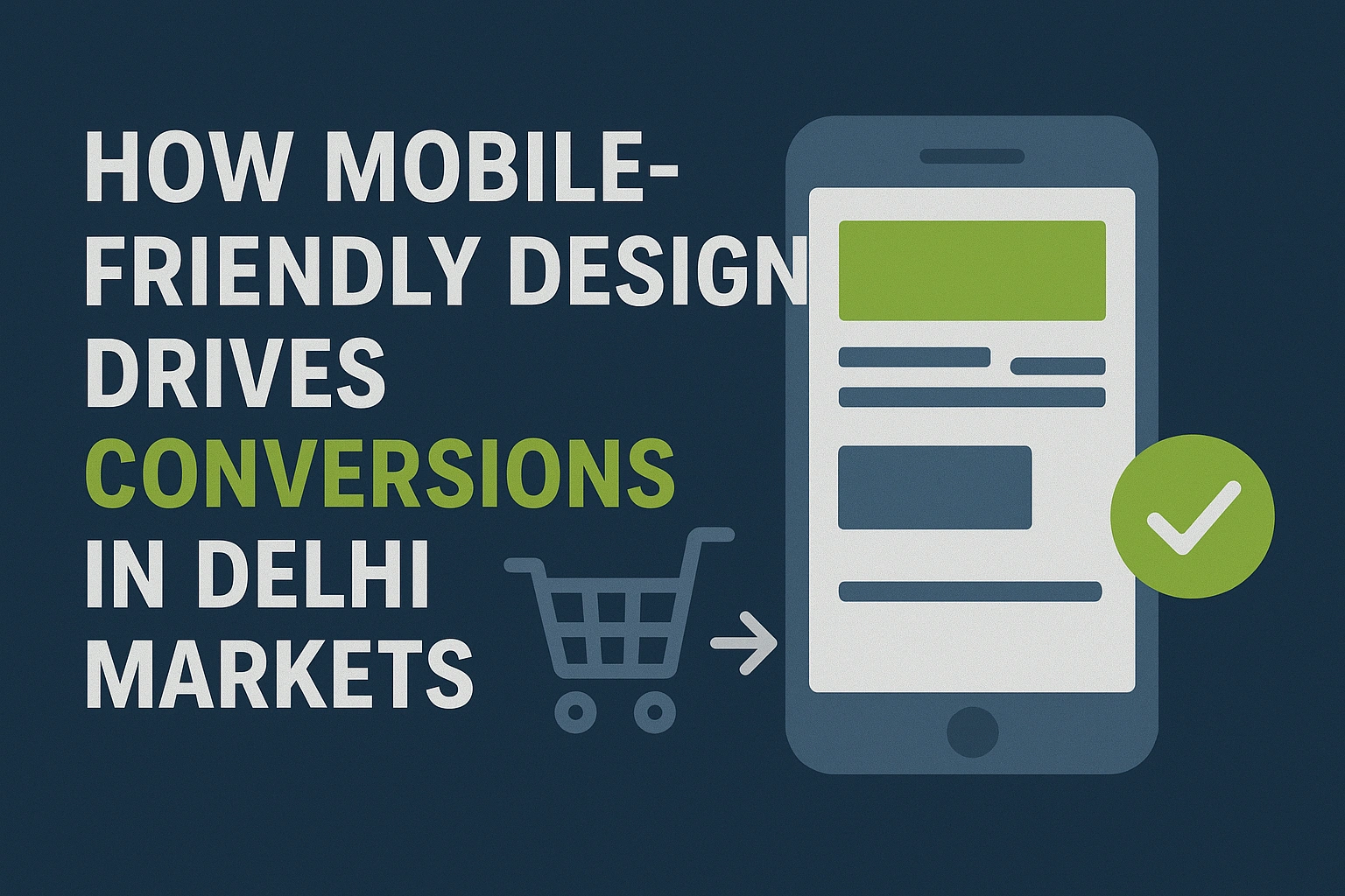 How Mobile-Friendly Design Drives Conversions in Delhi Markets