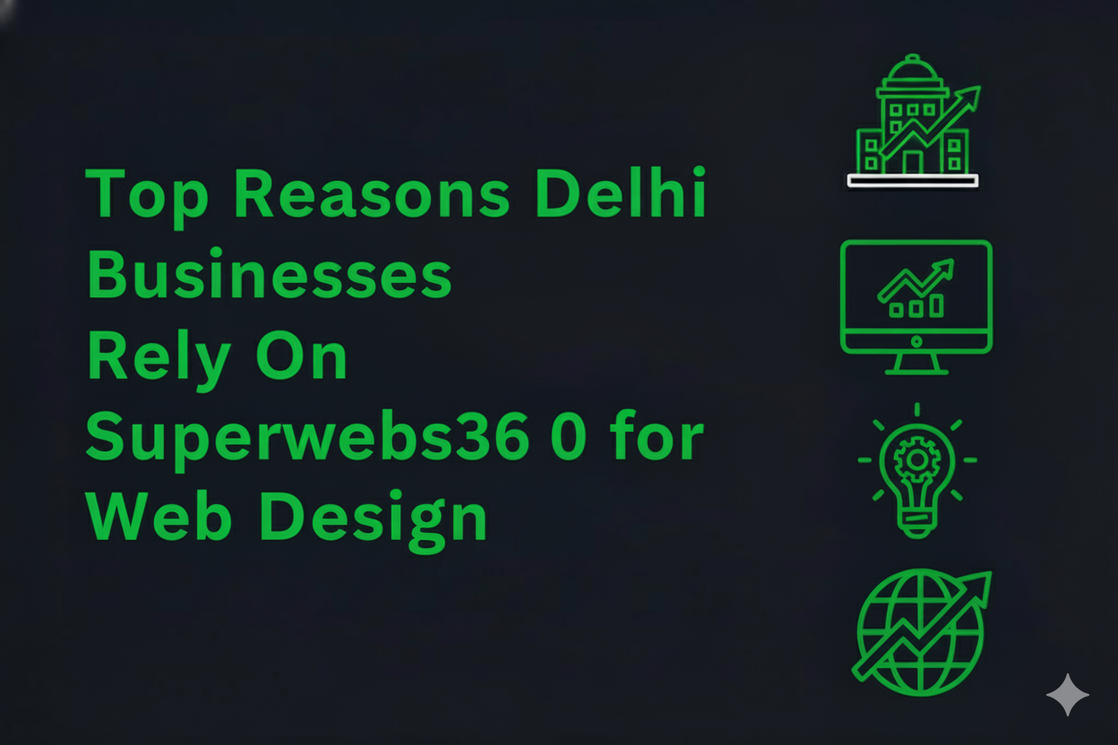 Top Reasons Delhi Businesses Rely On Superwebs360 for Web Design