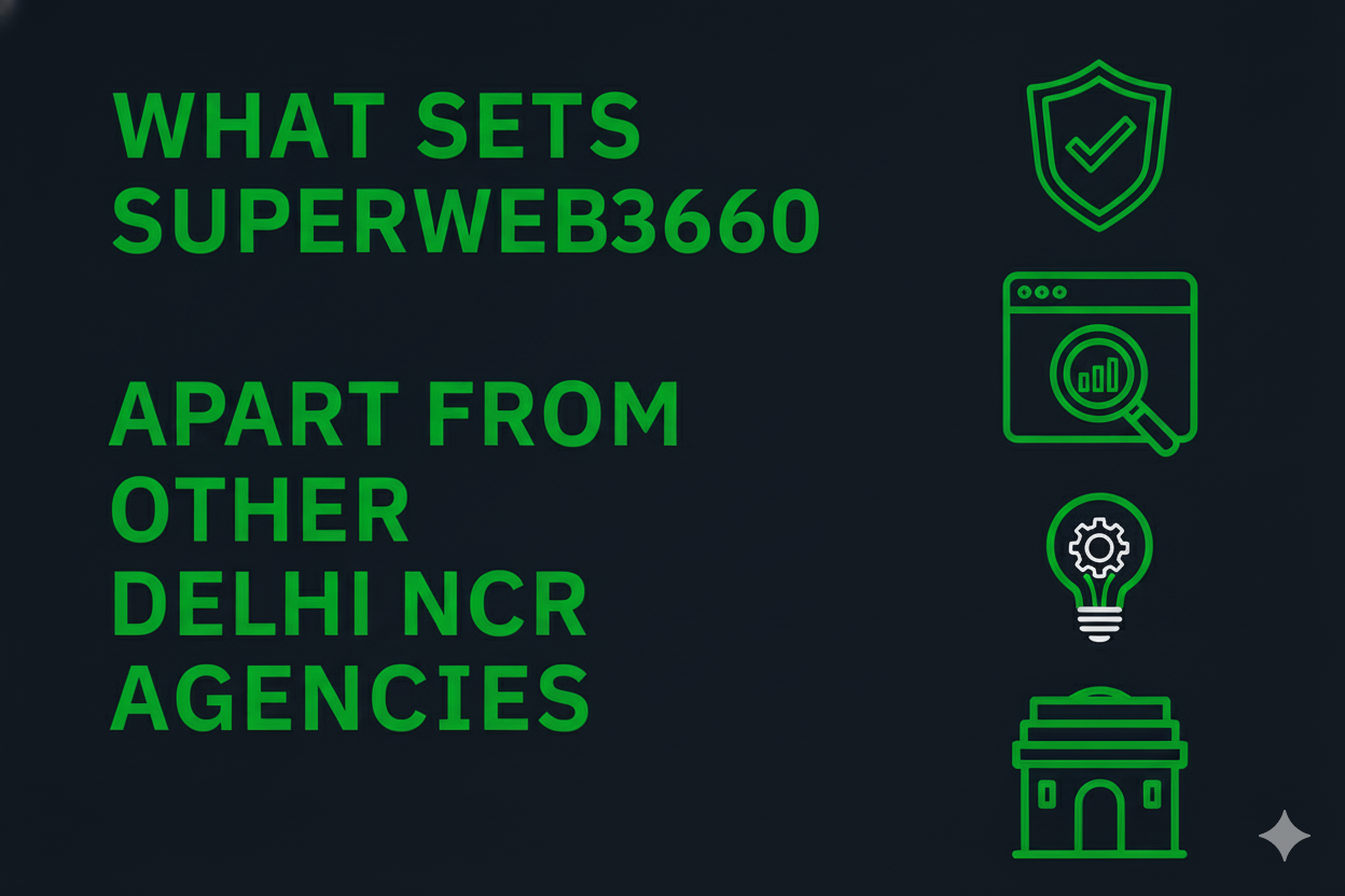 What Sets Superwebs360 Apart from Other Delhi NCR Agencies
