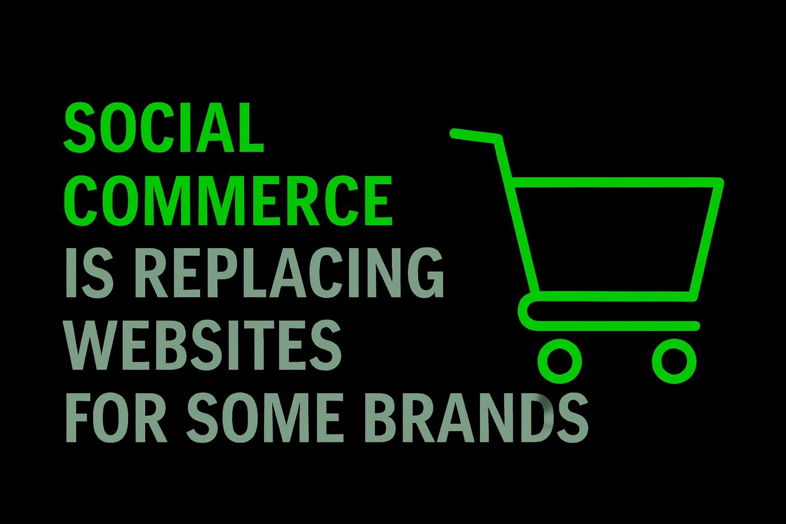 Social Commerce Is Replacing Websites for Some Brands