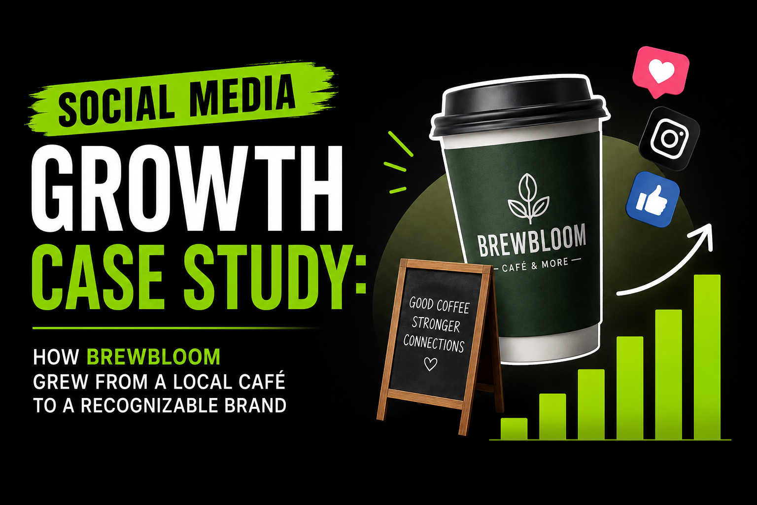 Social Media Growth Case Study: How BrewBloom Grew From a Local Café to a Recognizable Brand