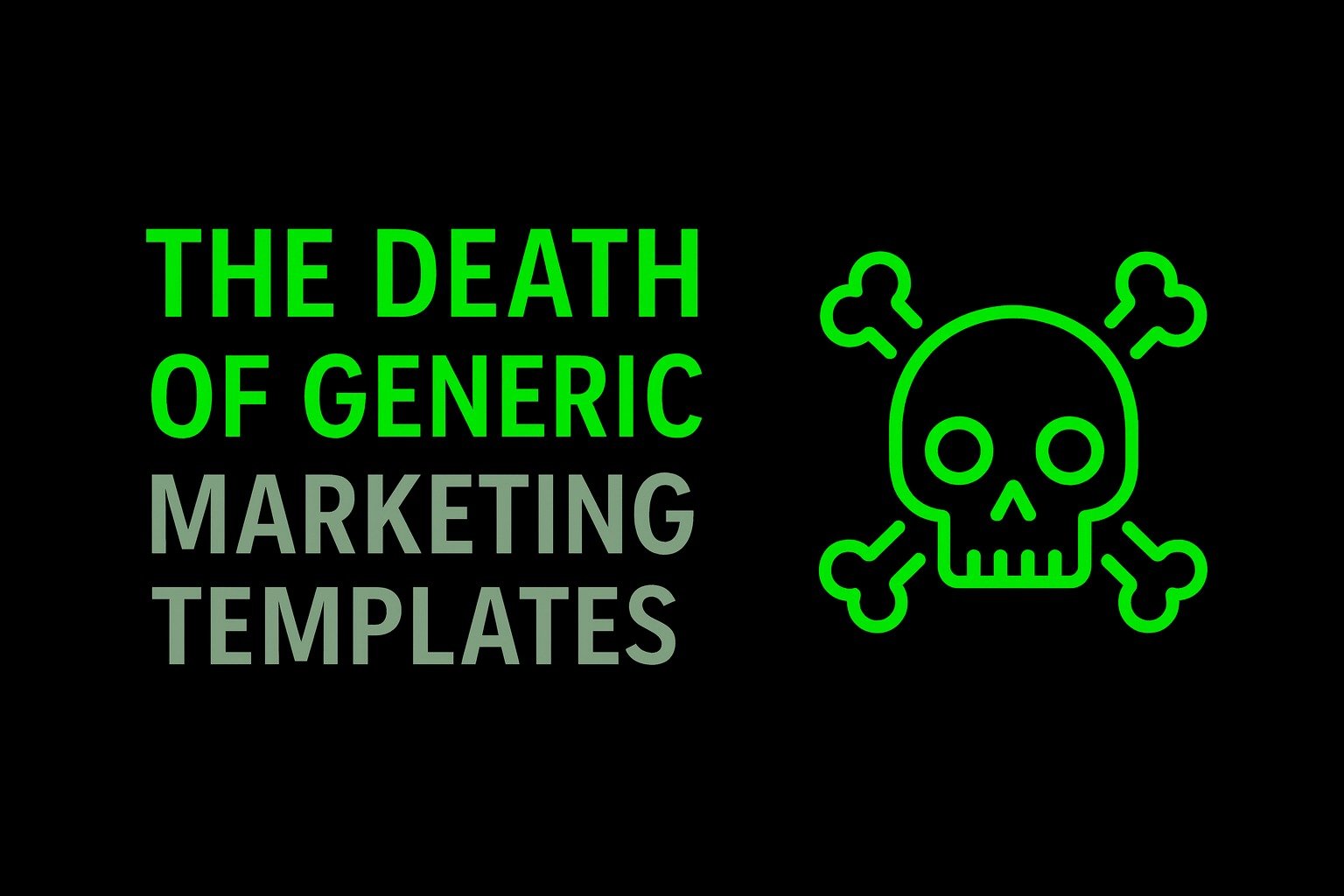 The Death of Generic Marketing Templates
